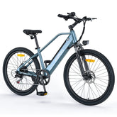 Electric Bike HillMiles MileTrail 1 - Motor 350W  Battery 36V13AH 26 Inch Oil Disc Brake - Blue